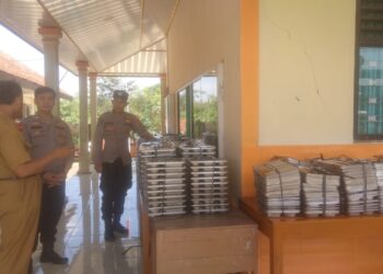 Sasar Ribuan Pelajar Ngadirojo, Polres Wonogiri Kawal Distribusi MBG