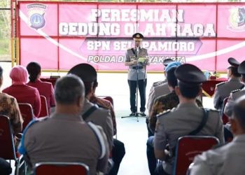 Polda DIY Resmi Mulai Pendidikan Tamtama, Lengkapi Fasilitas Gedung Olahraga Baru