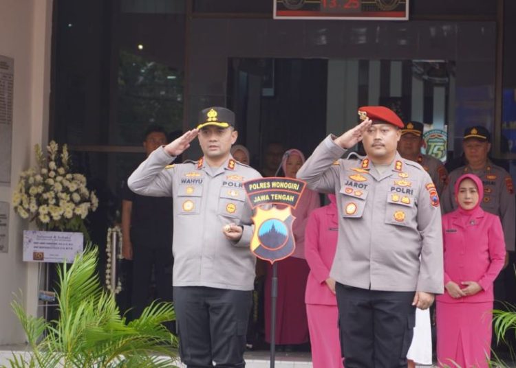 AKBP Jarot Pamit, AKBP Wahyu Sulistyo Resmi Jabat Kapolres Wonogiri