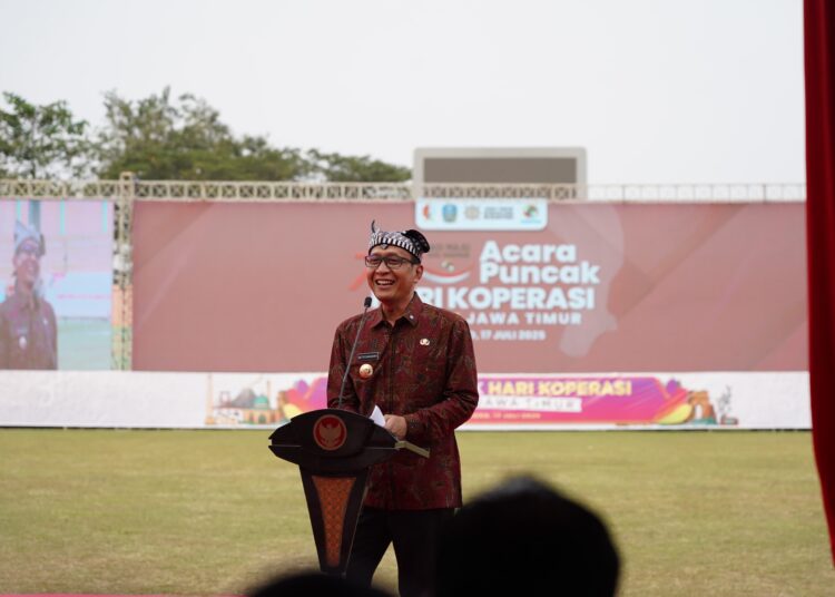 Bupati Bojonegoro Tekankan Peran Koperasi di Puncak Harkopnas ke-78 Jatim