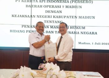 KAI Daop 7 Madiun Gandeng Kejari Kabupaten Madiun untuk Perkuat Pengamanan Aset dan Penanganan Hukum