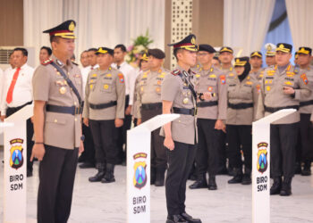 AKBP Kemas Indra Resmi Jabat Kapolres Madiun, Gantikan AKBP Rofik yang Dipromosikan ke Sidoarjo