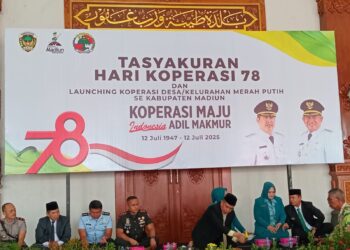 Pemkab Madiun Resmikan 206 Koperasi Desa Merah Putih di Hari Koperasi ke-78