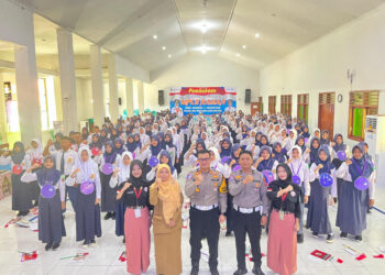 Satlantas Polres Magetan Sosialisasikan Operasi Patuh Semeru 2025 ke Pelajar SMKN 1