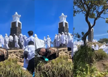 Puluhan Pendaki Berjubah Putih Diduga Lakukan Ritual di Puncak Lawu, BPBD: Masih Ditelusuri