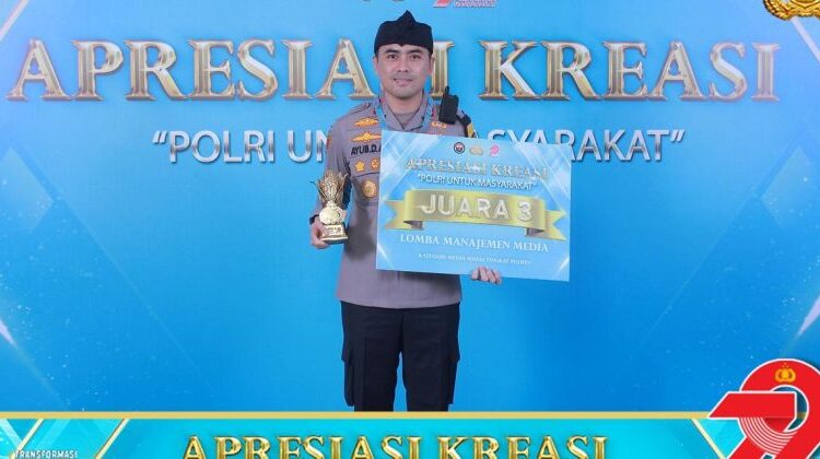 Polres Pacitan Tembus Tiga Besar Nasional Kategori Media Sosial