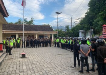 Polres Wonogiri Gelar Apel Kesiapan Amankan Pengesahan Warga Baru PSHT di Kismantoro