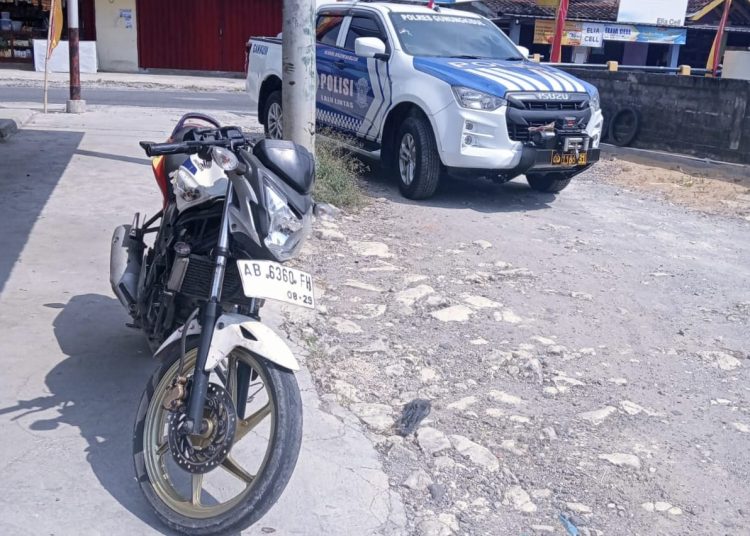 Pejalan Kaki Terluka Parah Usai Ditabrak Sepeda Motor di Gunungkidul