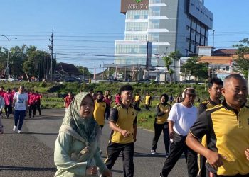 Olahraga Bersama Polres Boyolali, Ratusan Peserta Padati Sirkuit Mojosongo