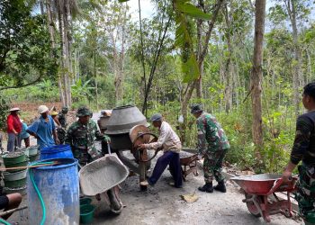 TMMD Kodim Gunungkidul Kebut Pembangunan Jalan Penghubung di Nglegi