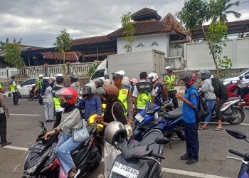 Satu Jam Operasi, Sat Lantas Polres Wonogiri Tindak 90 Pelanggar