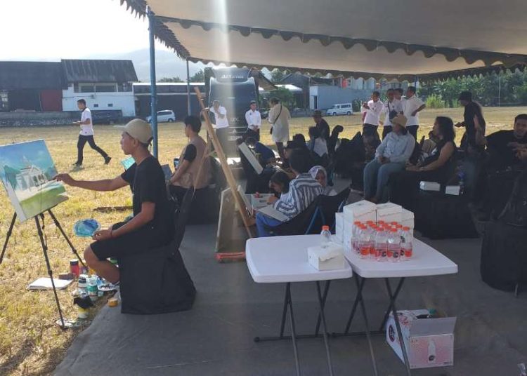 Puluhan Seniman Ramaikan Lukis Bersama di Museum SBY-ANI