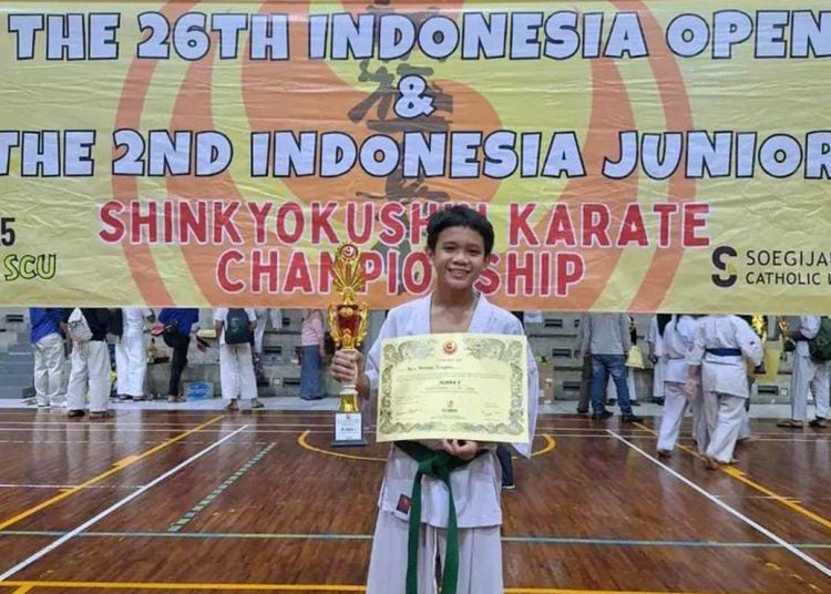 Petra Abimanyu, Karateka 12 Tahun yang Harumkan Nama Madiun di Ajang Nasional