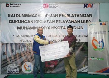KAI Daop 7 Salurkan Bantuan Rp56 Juta Dukung LKSA Muhammadiyah