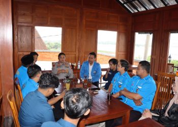 Kapolres Wonogiri Silaturahmi dengan KNPI dan BEM, Perkuat Sinergi Pemuda dalam Ketahanan Pangan