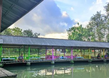 Kolam Pancing Bernuansa Alam di Bantul Jadi Favorit Keluarga