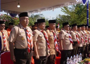 Kapolres dan Forkopimda Hadiri Hari Pramuka ke-64 dan Jambore Cabang Wonogiri 2025