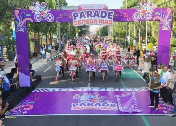 Warna-warni Sepeda Hias Ramaikan Kediri, Dari Ornamen Merah Putih hingga Budaya Lokal