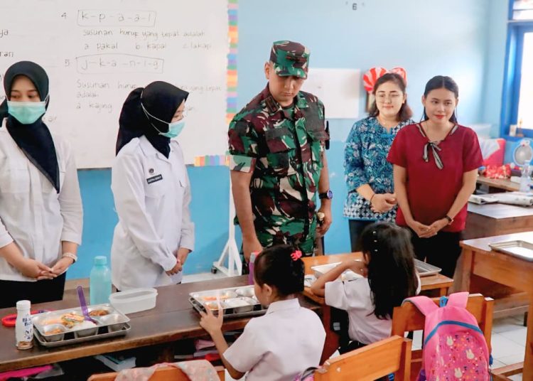 Dandim 0730/Gunungkidul pantau distribusi makan bergizi gratis di SD Kanisius