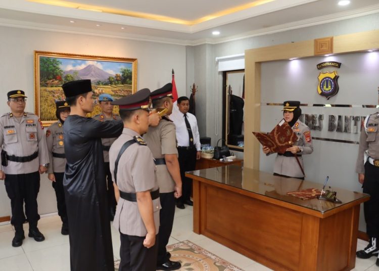 Pergantian Kasat Intelkam Polres Bantul, Kapolres Dorong Peningkatan Kamtibmas