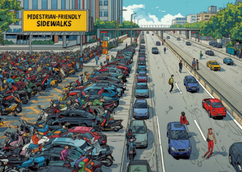 Trotoar Ramah Pejalan? Lebih Mirip Ramah Parkiran