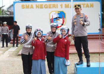 Kapolres Magetan Ingatkan Pelajar SMAN 1: Bijak Bermedsos, Jauhi Anarkisme, Fokus Prestasi