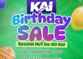 Sambut HUT ke-80, KAI Daop 7 Madiun Tawarkan Promo Tiket Kereta Mulai Rp80 Ribu