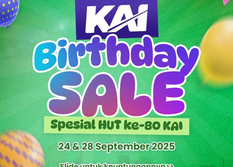 Sambut HUT ke-80, KAI Daop 7 Madiun Tawarkan Promo Tiket Kereta Mulai Rp80 Ribu