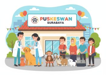 DKPP Surabaya Gelar Vaksinasi Rabies Gratis bagi Hewan Peliharaan