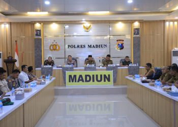 Polres Madiun Gelar Coffee Morning, Forkopimda Kompak Jaga Stabilitas Kamtibmas