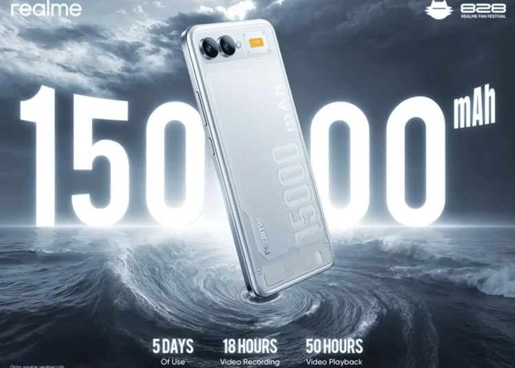 Realme Luncurkan Baterai 15.000 mAh dan Teknologi Pendingin Dalam Ponsel