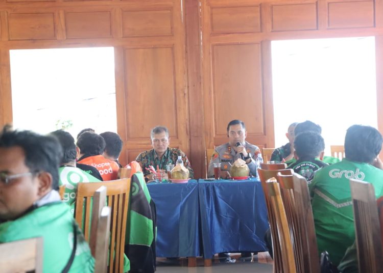 Driver Ojol Sepakat Jaga Kamtibmas Wonogiri