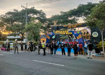Polres Madiun Kota Pastikan Angkasa Fun Run 5K Berjalan Aman dan Lancar