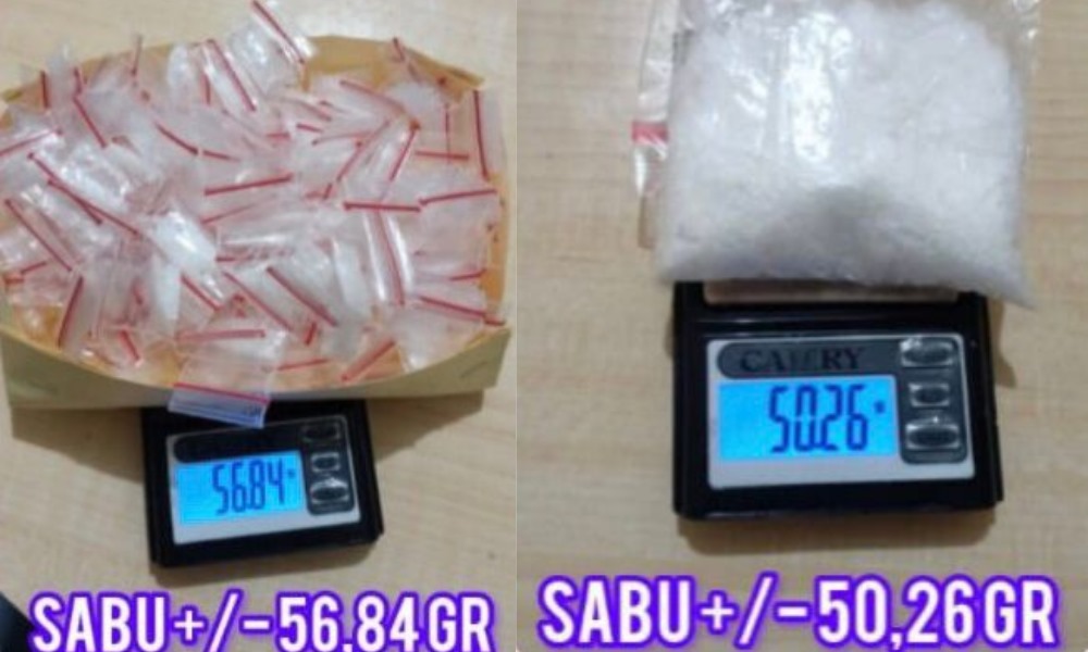 Kurir Sabu 172,88 Gram Ditangkap, Polisi Buru Pemasok Utama