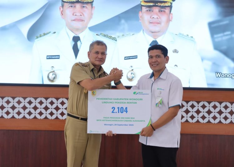 2.104 Pekerja Informal Wonogiri Dapat Bantuan Iuran BPJS dari DBHCHT 2025