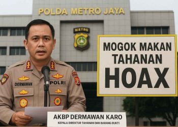 Polda Metro Jaya Tegaskan Seluruh Tahanan Sehat, Kabar Mogok Makan Hoaks