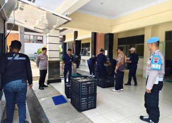 Polres Wonogiri Kawal Distribusi 7.417 Porsi Makan Bergizi Gratis di Ngadirojo