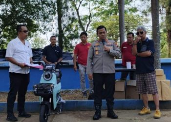 Jalin Sinergi, Polres Wonogiri Gelar Jalan Sehat Bersama Awak Media