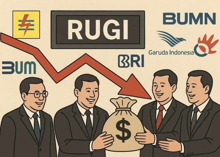 Pejabat BUMN Kantongi Bonus, Perusahaan Merugi Meski Konsumsi Meningkat