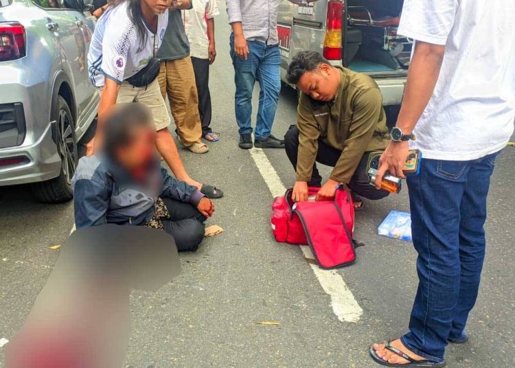 Senggolan Motor di Slamet Riyadi, Dua Wanita Mengalami Luka-luka