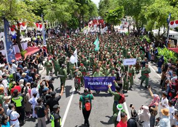 Pesilat Persinas Asad Banjiri Malioboro, Jalan Hijau di Pagi Penutupan Festival
