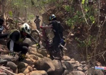 Trail Trabas Klaten Adventure Diserbu 700 Bikers, Puncak Merapi Jadi Atraksi