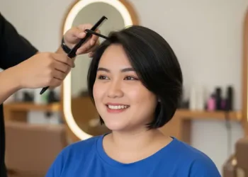 Enam Model Rambut Panjang yang Bikin Wanita Gemuk Terlihat Lebih Kurus