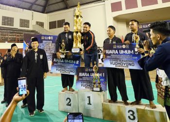 Pesilat Kabupaten Ngawi Raih Juara Umum Pencak Silat MPR