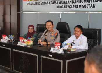 Kapolres Magetan Perkuat Kolaborasi Bersama Pengadilan dan Rutan