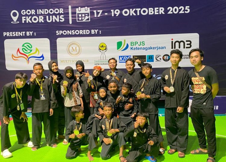 PSHT Pacitan Sabet 15 Medali di Kejuaraan Silat Nasional Solo