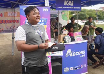 KAI Daop 7 Madiun Hadir di CFD Bundaran Serayu, Beri Layanan Kesehatan Gratis dan Promo Tiket Spesial