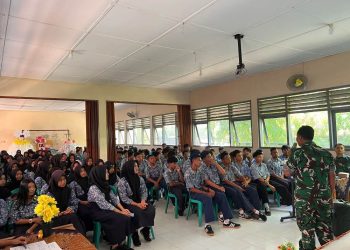 Wujudkan Generasi Cinta Tanah Air, Kodim 0730/Gunungkidul Gelar Penyuluhan di SMPN 3 Semin