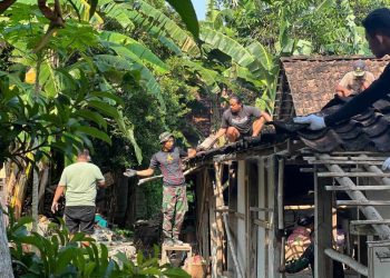 Satgas TMMD Kebut Rehab Rumah Warga Tak Layak Huni di Gunungkidul