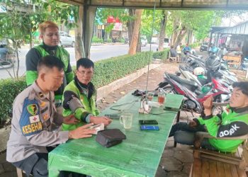 Polres Boyolali Turun ke Pangkalan, Layani Kesehatan Pengemudi Ojol